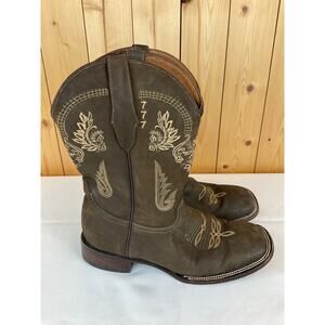 Cowboy 777 Boots, Size 26.5/US 9.5W or 8M- Tabacco